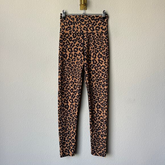 Beach Riot Leopard Print Piper Leggings Size S - Picture 2 of 4